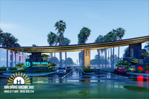 Mẫu biển hiệu cổng chào sang trọng — Tạo điểm nhấn đẳng cấp cho không gian đô thị